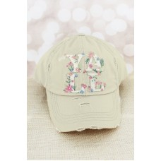 Western Southern Hey Y&apos;all Cap Mujer&apos;s Distressed Hat  Stone  eb-49525438